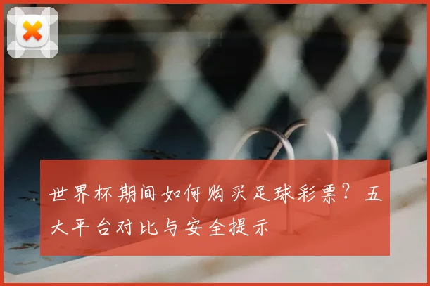 世界杯期间如何购买足球彩票？五大平台对比与安全提示